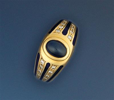 Fabergé-Saphirring - Arte e oggetti d'arte, gioielli