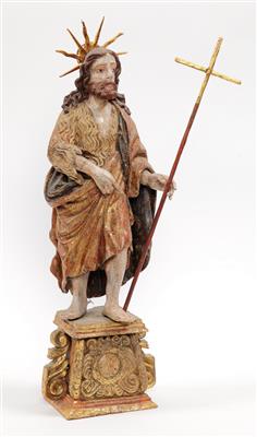 Barock-Skulptur "Heiliger Johannes" - Arte e oggetti d'arte