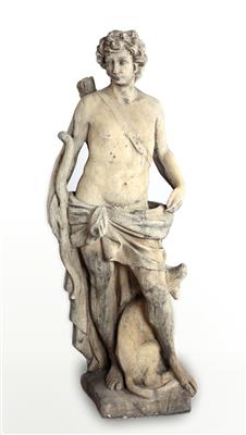 Gartenfigur "Allegorie der Jagd" - Art and Antiques