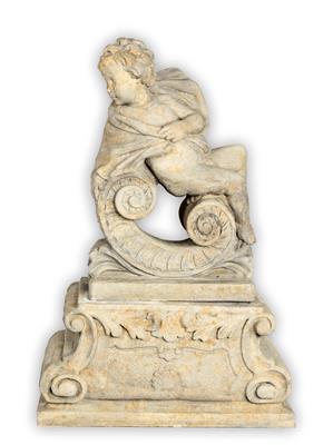 Jahreszeitenfigur "Winter" - Art and Antiques