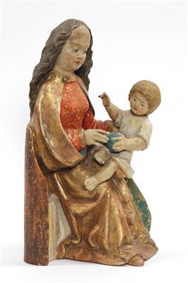 Madonna mit Kind im Stile der Renaissance gearbeitet - Kunst und Antiquitäten