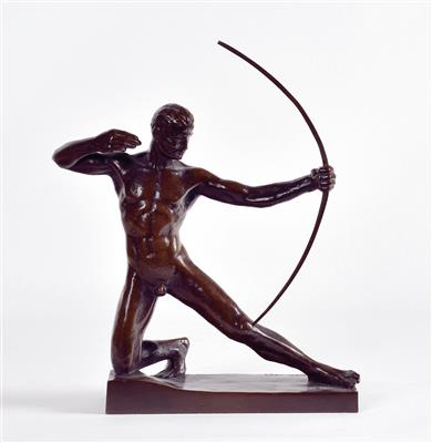 Bronzeskulptur "Bogenschütze" - Kunst, Antiquitäten und Juwelen