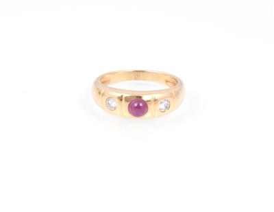 Rubin Brillant Ring - Arte, antiquariato e gioielli