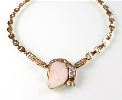 Brillant Opal Collier - Arte, antiquariato e gioielli