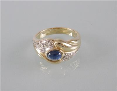Brillant-Saphir(damen) ring - Umění, starožitnosti a šperky