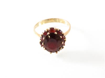 Granat (Damen) ring - Art, antiques and jewellery