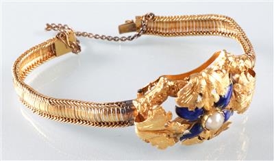 Email Kulturperlenarmband - Kunst, Antiquitäten und Schmuck