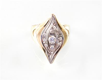 Brillant Diamant (Damen) ring - Art, antiques and jewellery