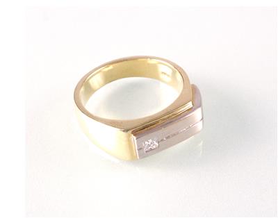 Diamant (Herren) ring - Umění, starožitnosti a šperky