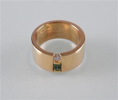 Turmalin Brillant (Damen) ring - Kunst, Antiquitäten und Schmuck