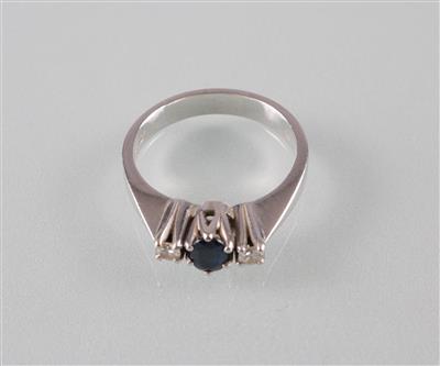 Saphir Brillant (Damen) ring - Art, antiques and jewellery