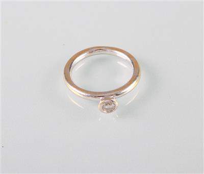 Brillant Solitärring ca.0,15 ct - Kunst, Antiquitäten und Schmuck