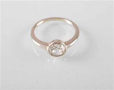 Diamant Soliätring ca. 1 ct - Umění, starožitnosti a šperky