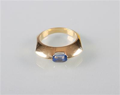 Saphir-Ring - Art, antiques and jewellery