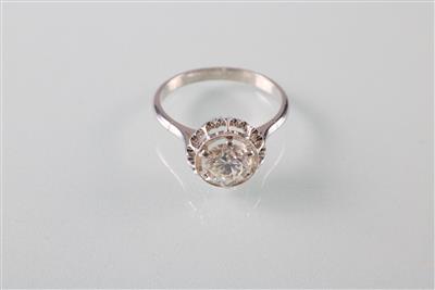 Brillant Solitärring ca. 1,20 ct - Umění, starožitnosti, šperky