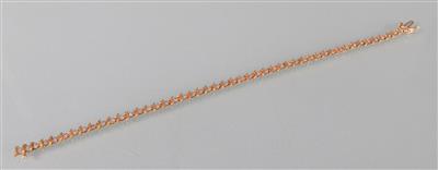 Diamantarmband zus. ca. 0,40 ct - Arte, antiquariato e gioielli