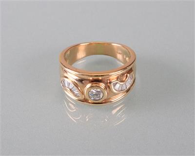 Diamant Brillantring zus. ca. 0,45 ct - Antiques, art and jewellery