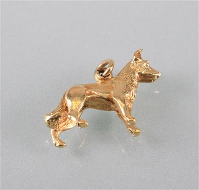 Anhänger "Schäferhund" - Umění, starožitnosti, šperky