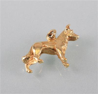 Anhänger "Schäferhund" - Kunst, Antiquitäten und Schmuck