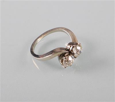 Diamantring zus. ca. 1,90 ct - Umění, starožitnosti, šperky