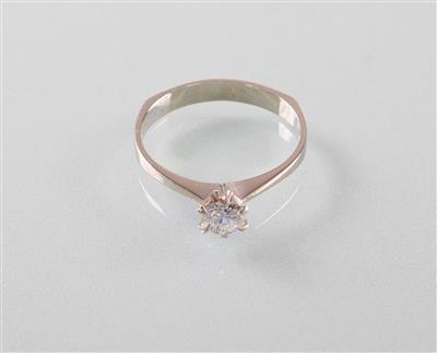 Brillantsolitärring 0,30 ct - Umění, starožitnosti, šperky