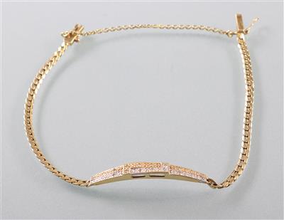 Diamantarmband - Antiques, art and jewellery