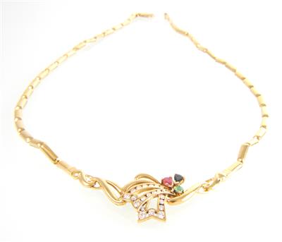 Brillantcollier zus. ca. 0,60 ct - Arte, antiquariato e gioielli