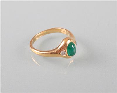 Smaragd Brillantring - Arte, antiquariato e gioielli