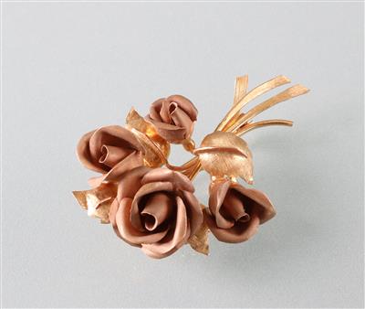 Brosche Wiener Rose - Umění, starožitnosti, šperky