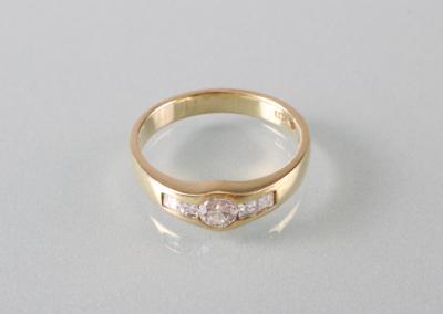 Diamant Brillantring zus. ca. 0,68 ct - Kunst, Antiquitäten und Schmuck