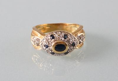 Diamant Saphirring - Kunst,Antiquitäten und Schmuck
