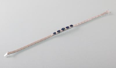 Saphir Brillantarmband - Antiques, art and jewellery