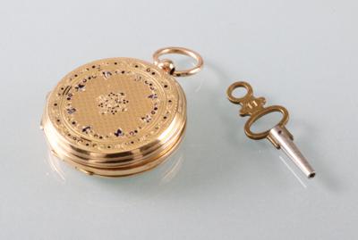 Schlüsseluhr um 1900 - Antiques, art and jewellery