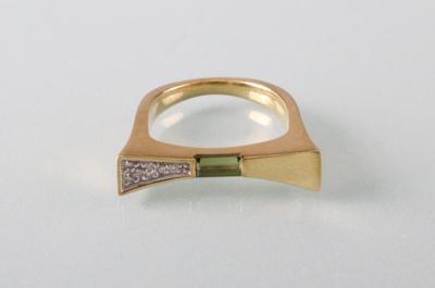 Brillant Turmalin Ring - Antiques, art and jewellery