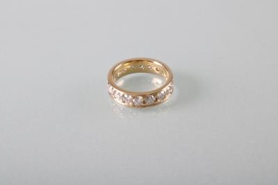 Brillant Memoryring zus. ca. 2 ct - Gioielli, arte e antiquariato