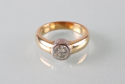 Brillantsolitärring ca.0,90 ct - Klenoty, umění a starožitnosti