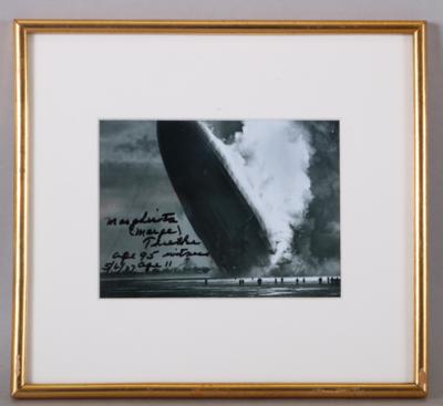 Autograph "Zeppelin Absturz" - Arte Antiquariato e Gioielli