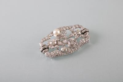Brillant-Diamant Brosche zus. ca. 6,50 ct - Art Antiques and Jewelry