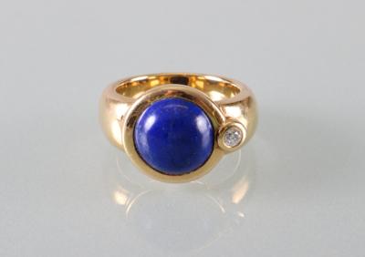 Brillant Lapislazuli Ring - Umělecké starožitnosti a šperky