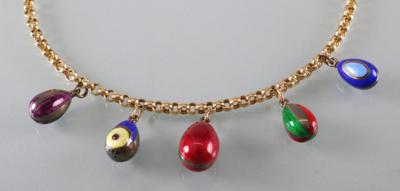 Collier mit Anhängern "Eier" - Art Antiques and Jewelry