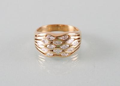 Diamantring zus. ca.0,90 ct - Art Antiques and Jewelry