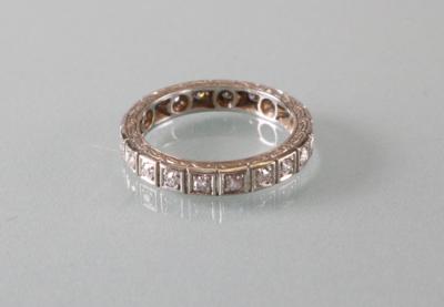 Diamant Memoryring zus. ca. 0,40 ct - Art Antiques and Jewelry