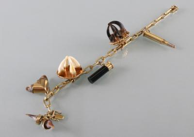 Trachtenarmkette mit sechs Anhängern - Art Antiques and Jewelry