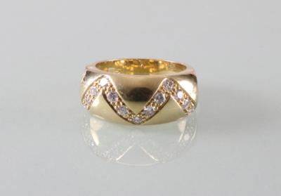 Brillantring zus. ca. 0,65 ct - Kunst Antiquitäten und Schmuck