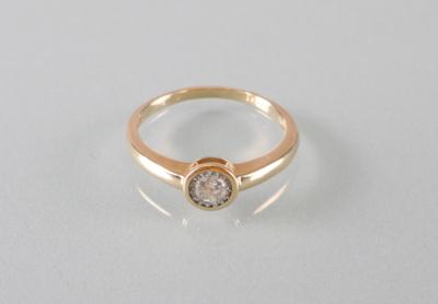 Brillantsolitärring ca. 0,20 ct - Art Antiques and Jewelry