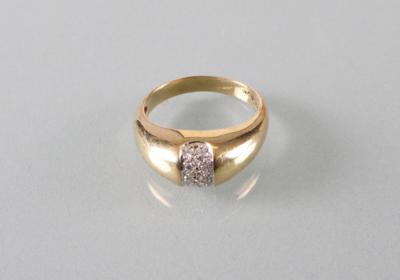 Diamantring zus. ca. 0,15 ct - Arte Antiquariato e Gioielli