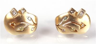 2 Brillant - Diamantohrstecker zus. ca. 0,30 ct - Art and Antiques, Jewellery