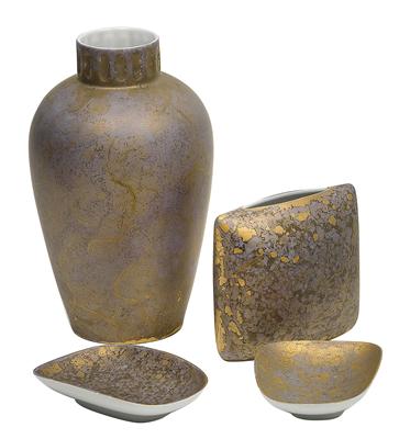 2 Vasen und 2 Schalen, - Arte e oggetti d'arte, gioielli