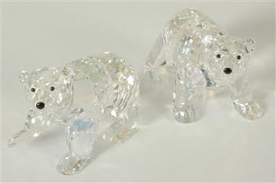 Swarovskifigur Junge Eisbären - Arte e oggetti d'arte, gioielli
