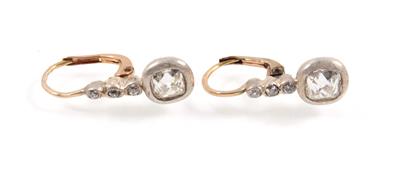 Diamantohrringe zus. ca. 1,30 ct - Arte, antiquariato e gioielli